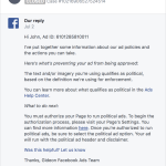 Political Ad FB Case Closed