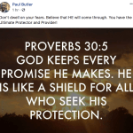 Paul Butler 2 God Shield